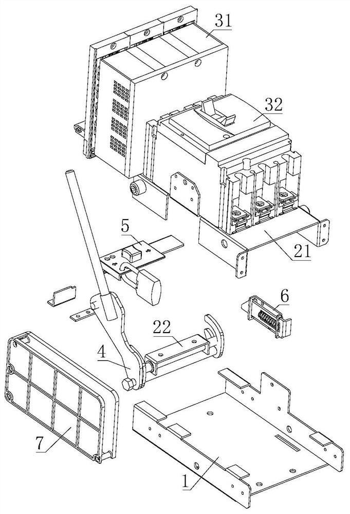 Plug-and-play switch operating mechanism