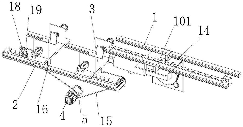 A construction pipeline welding mechanism