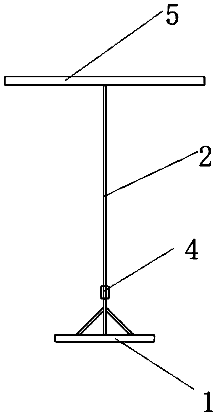 Steel cord plastic clapboard rigidity detection device