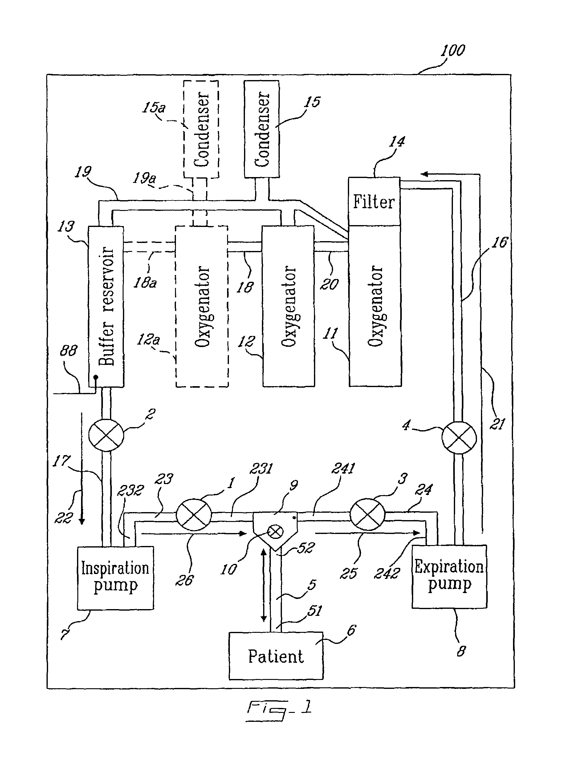 Method and apparatus for conducting total liquid ventilation with control of residual volume and ventilation cycle profile