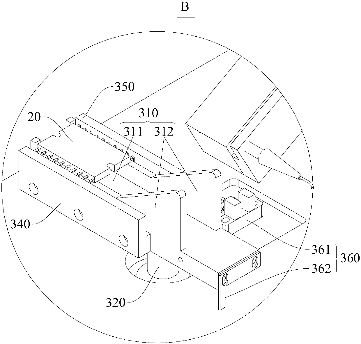 Blanking device