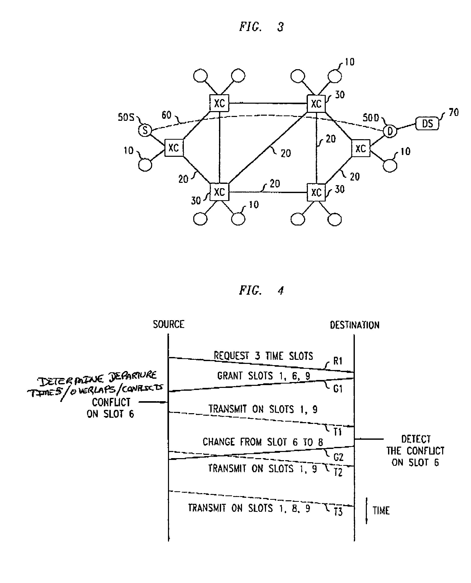 Method of burst scheduling in a communication network
