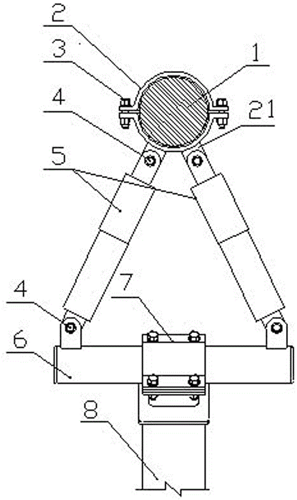 Stay-cable external damping device