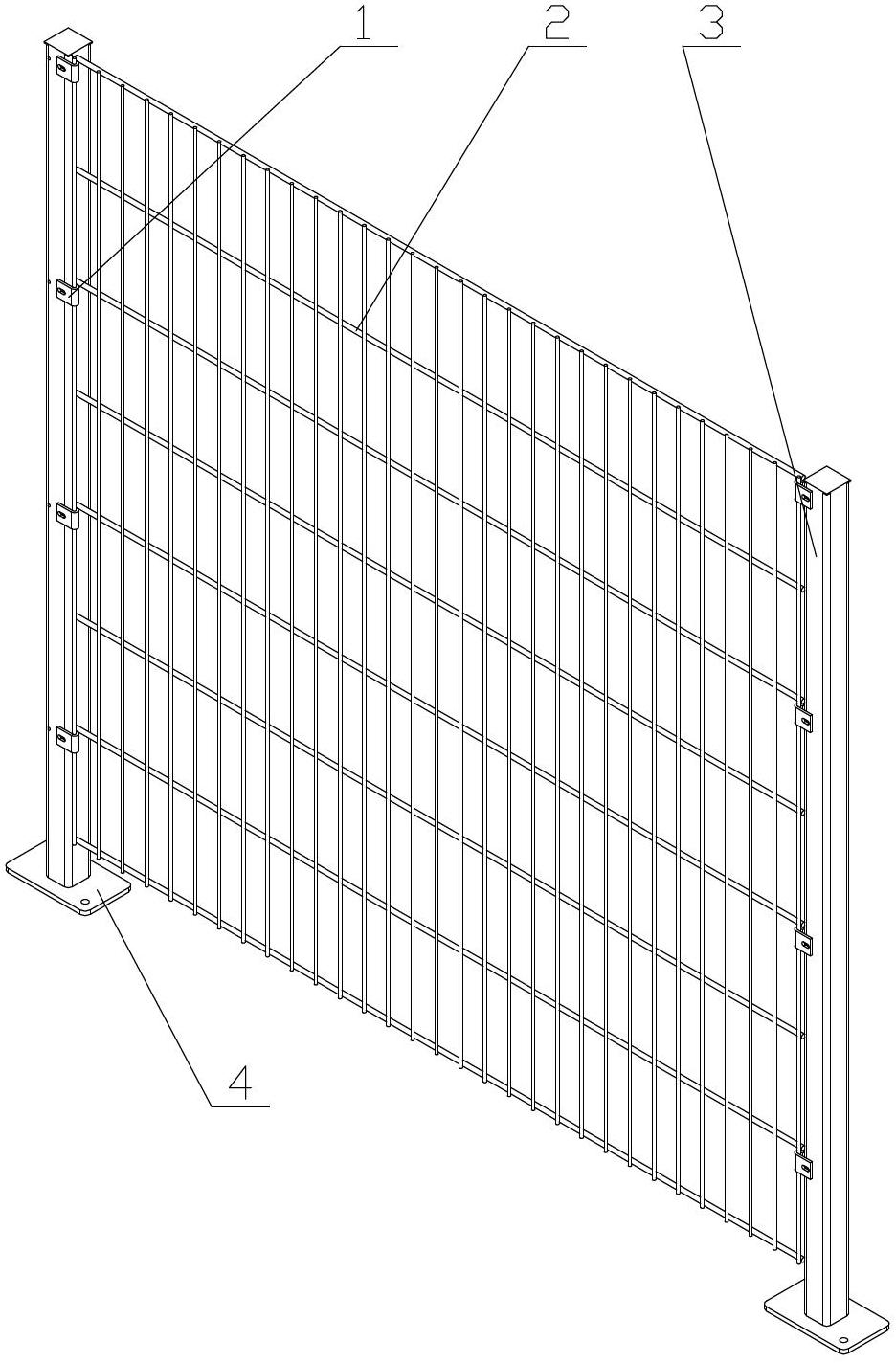 Safety fence for three-dimensional warehouse