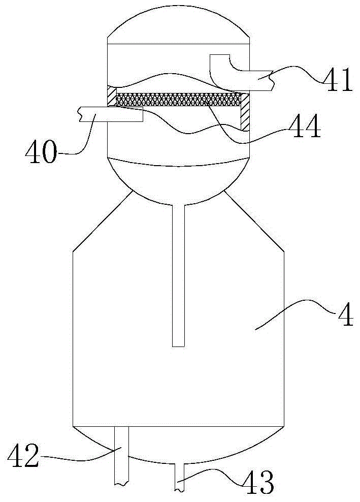Continuous evaporation and crystallization device and method capable of saving energy by mechanical steam recompression