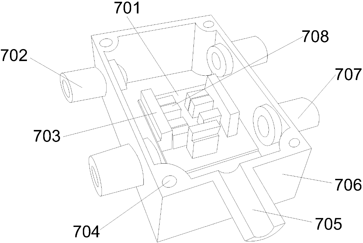 High and low voltage binding post separating power transformer