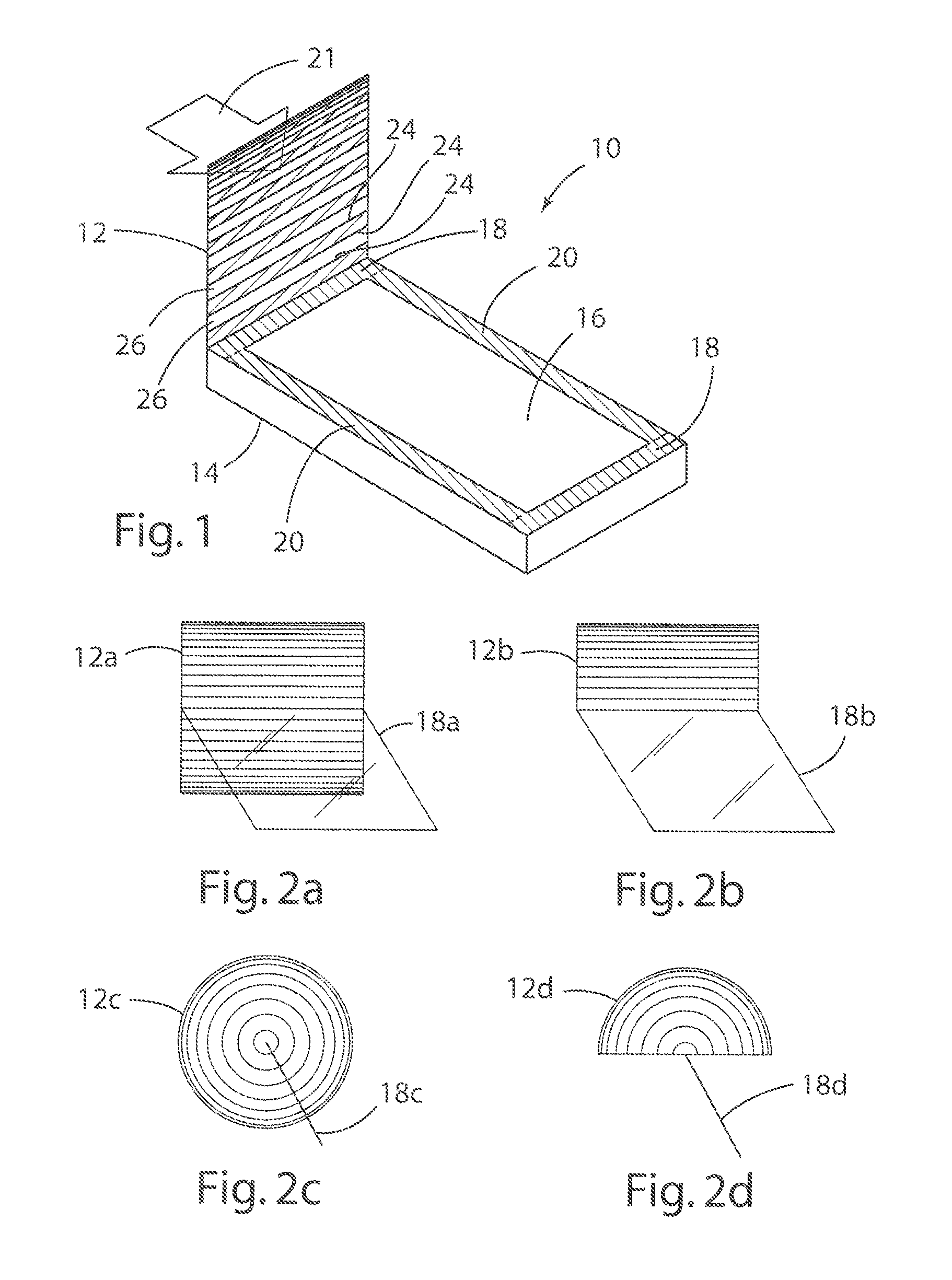 Linear Fresnel spectrometer chip with gradient line grating