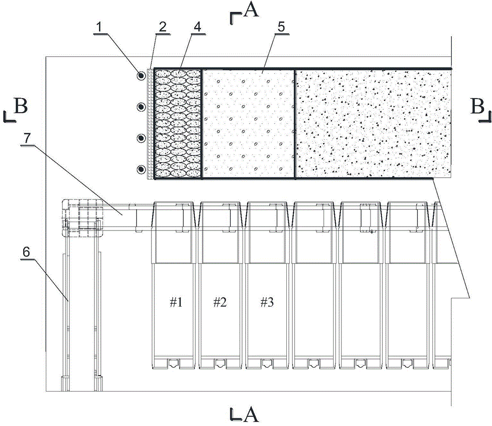 Construction method of gob-side entry retaining wall of solid filling coal mining