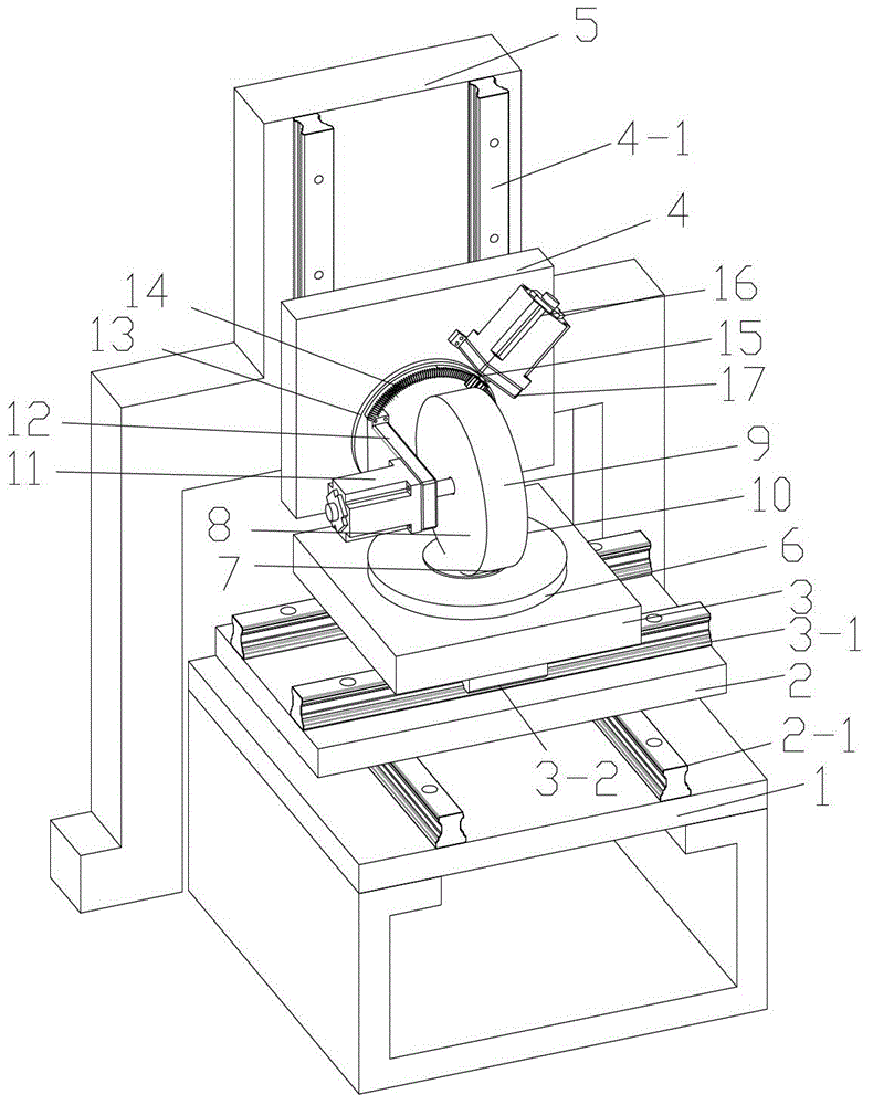 Polishing device with adjustable polishing area