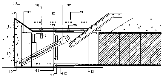 Comprehensive pipe rack shallow burying project integrated construction device
