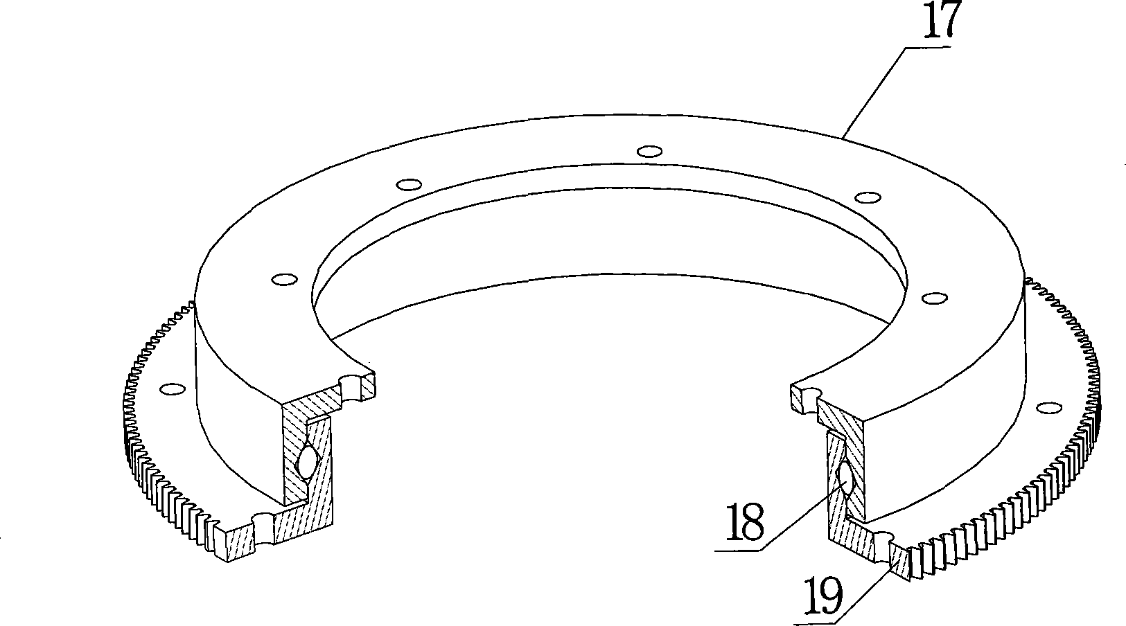 Numerical control groove cut-off apparatus