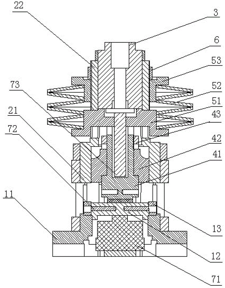 Online testing system of polymer cushion stress loading and testing method