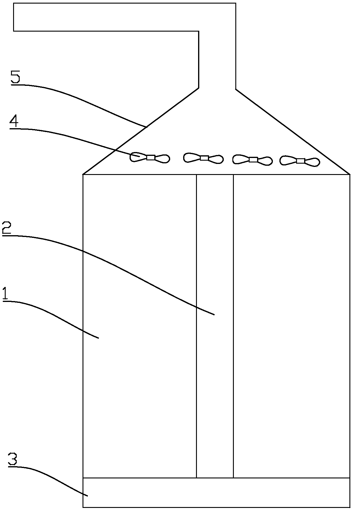 Air suction type composting reactor