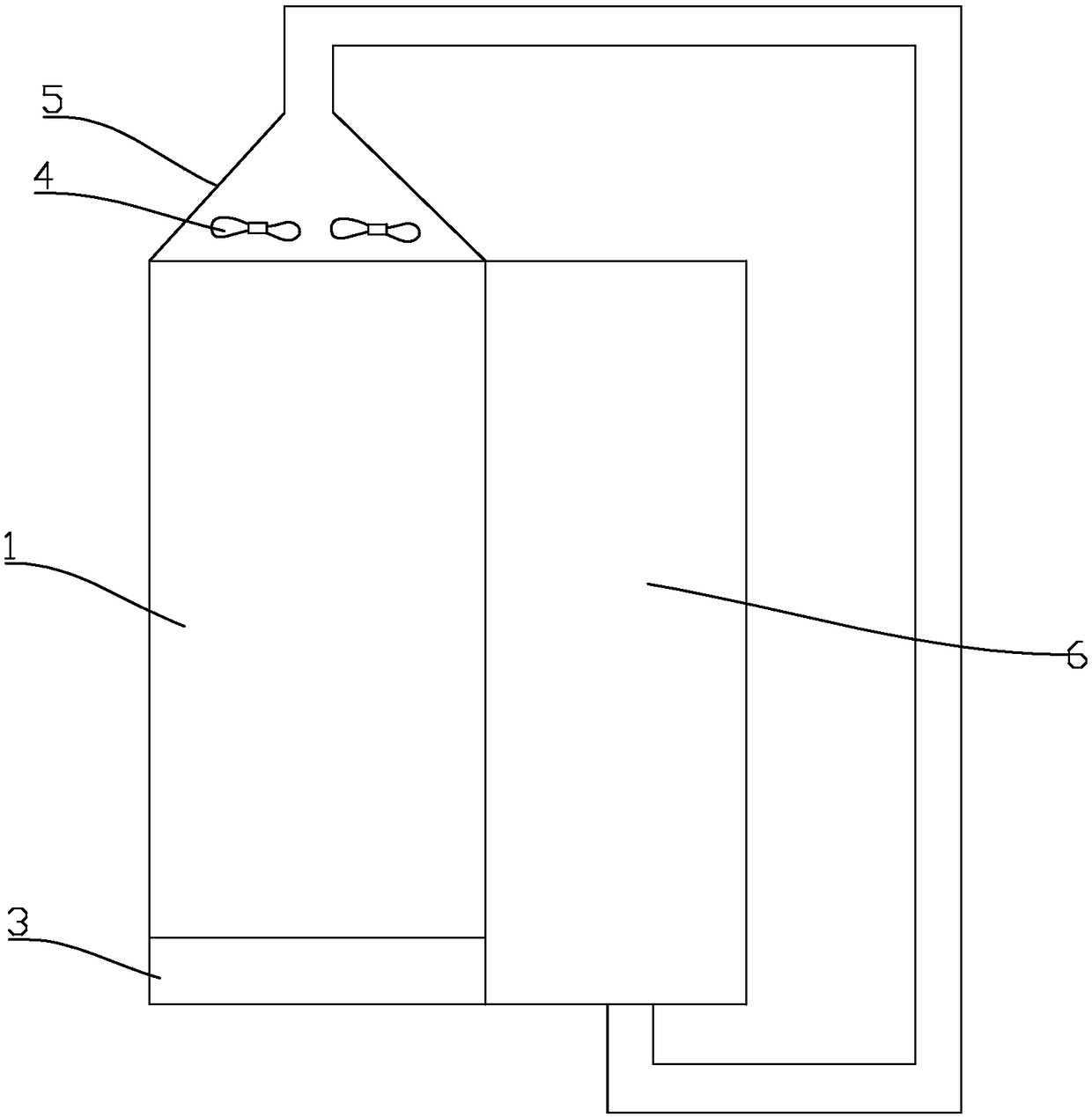 Air suction type composting reactor