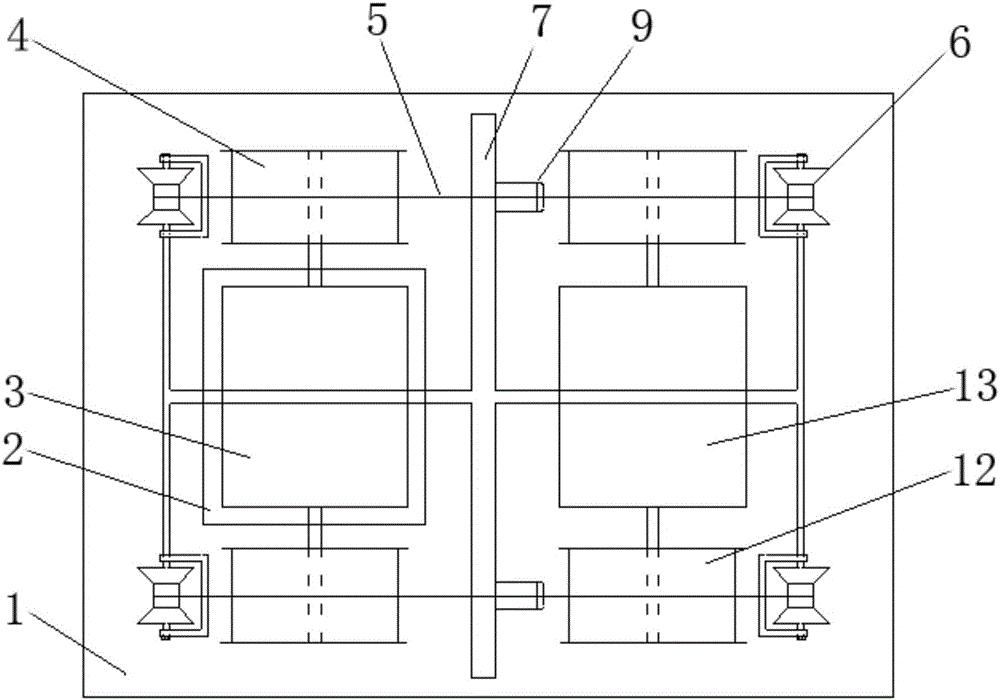 Squid angling machine long line uncoiling stroke work test device and test method