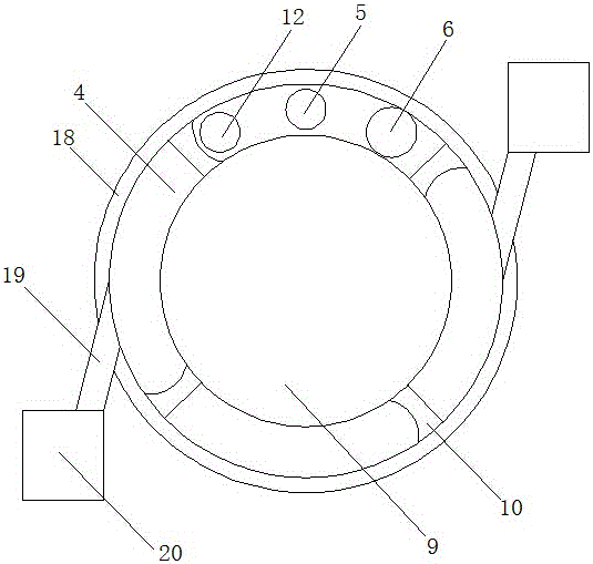 Annular-separation-based coin separation device