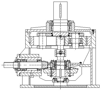 Planetary reducer applied to ring rolling mill