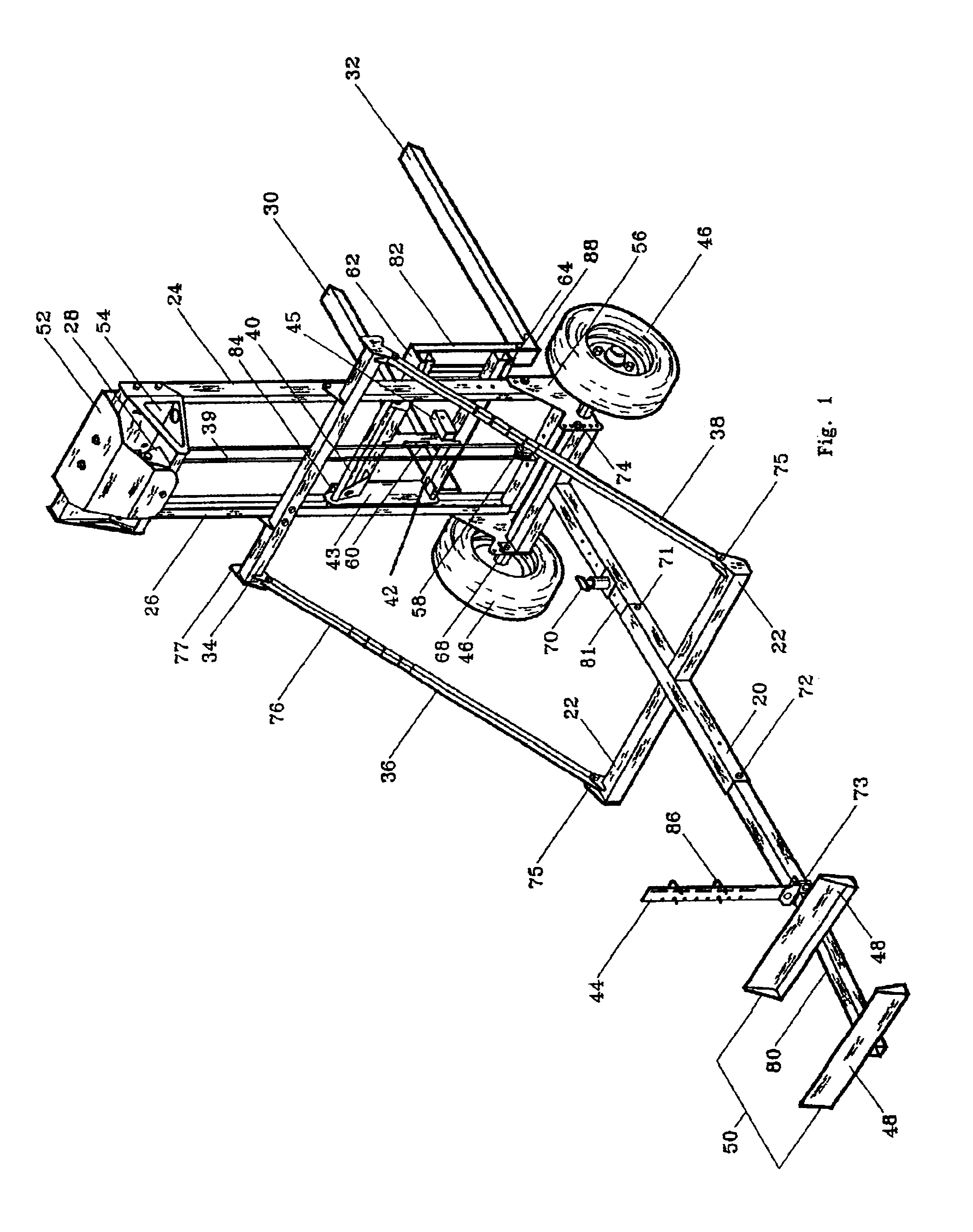 Multi-purpose load bearing assembly for all terrain vehicle (ATV)