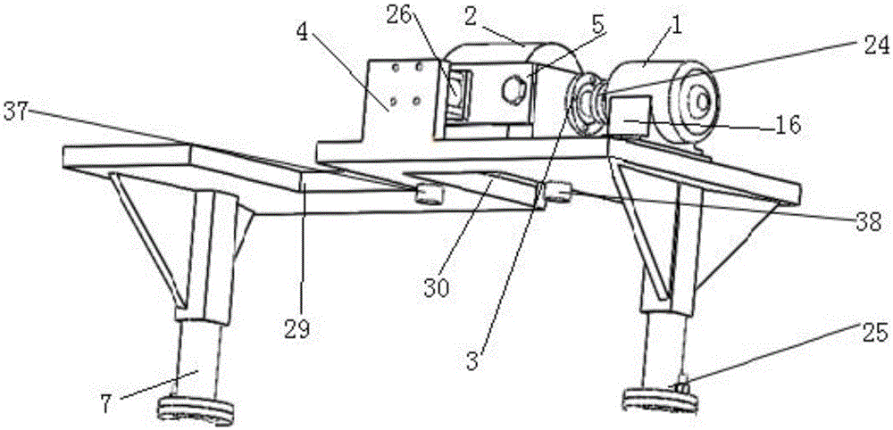 Grinding machine special for support roller of rolling mill