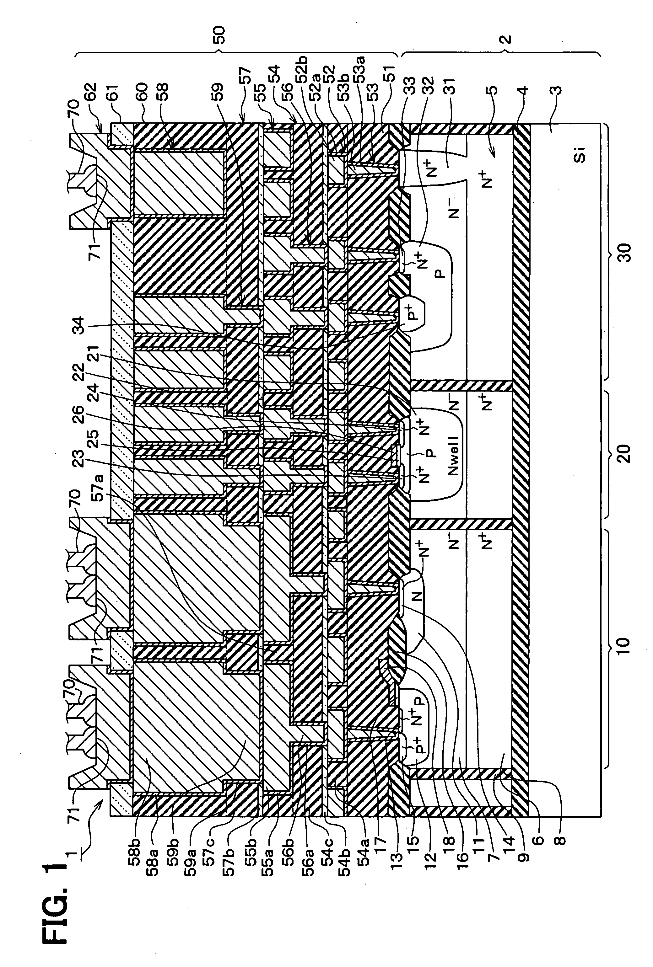 Semiconductor device, wiring of semiconductor device, and method of forming wiring