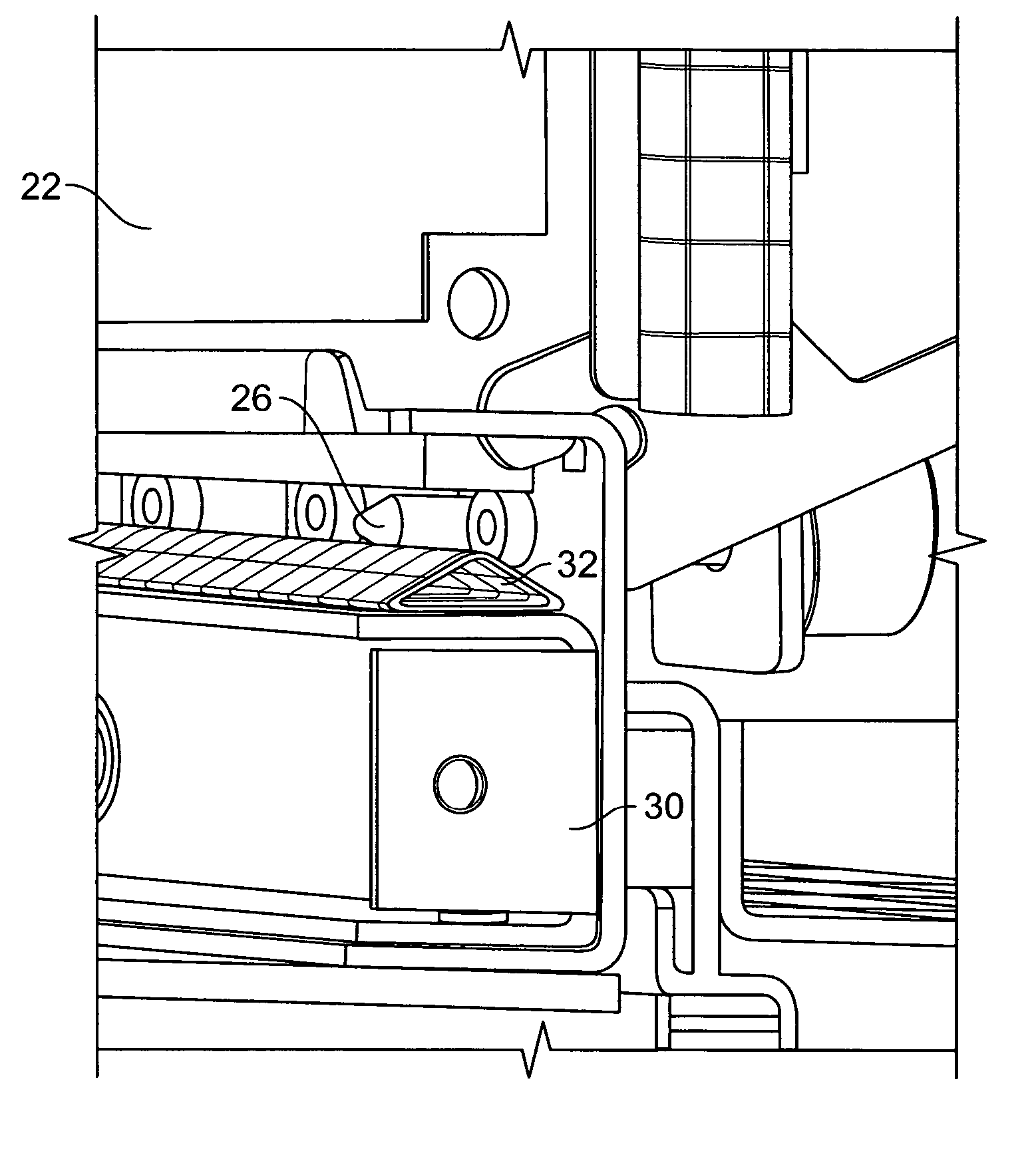 ESD system for grounding electronics within an enclosure