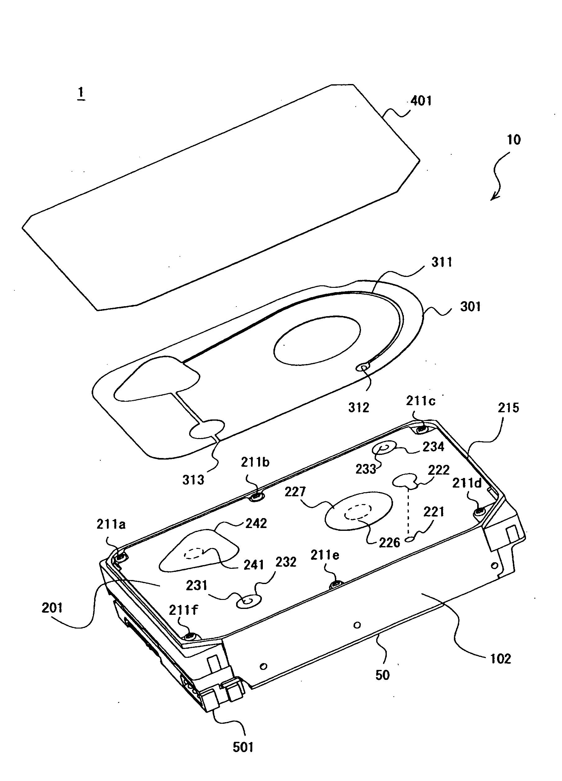 Disk drive device and fabricating method thereof