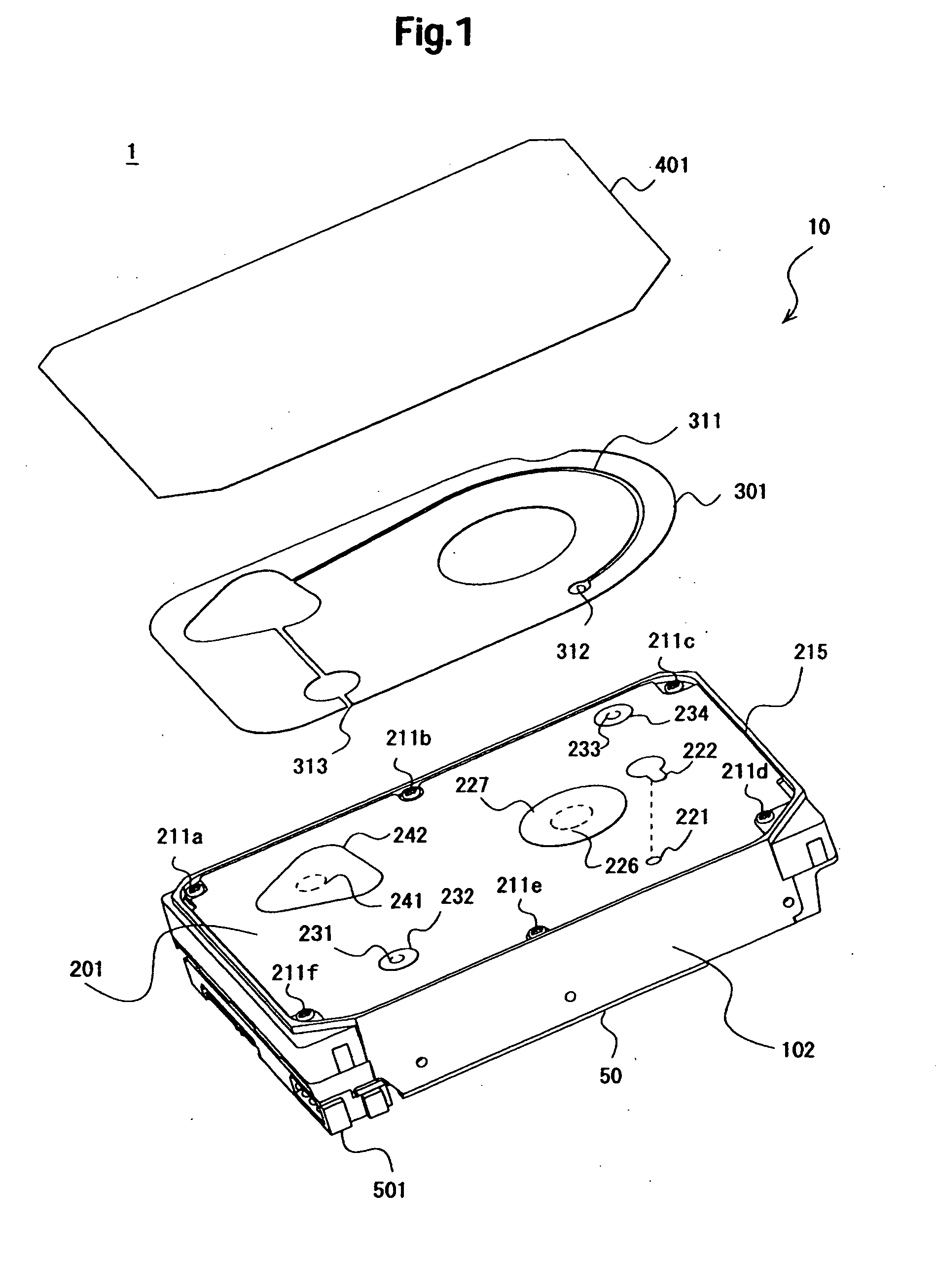 Disk drive device and fabricating method thereof