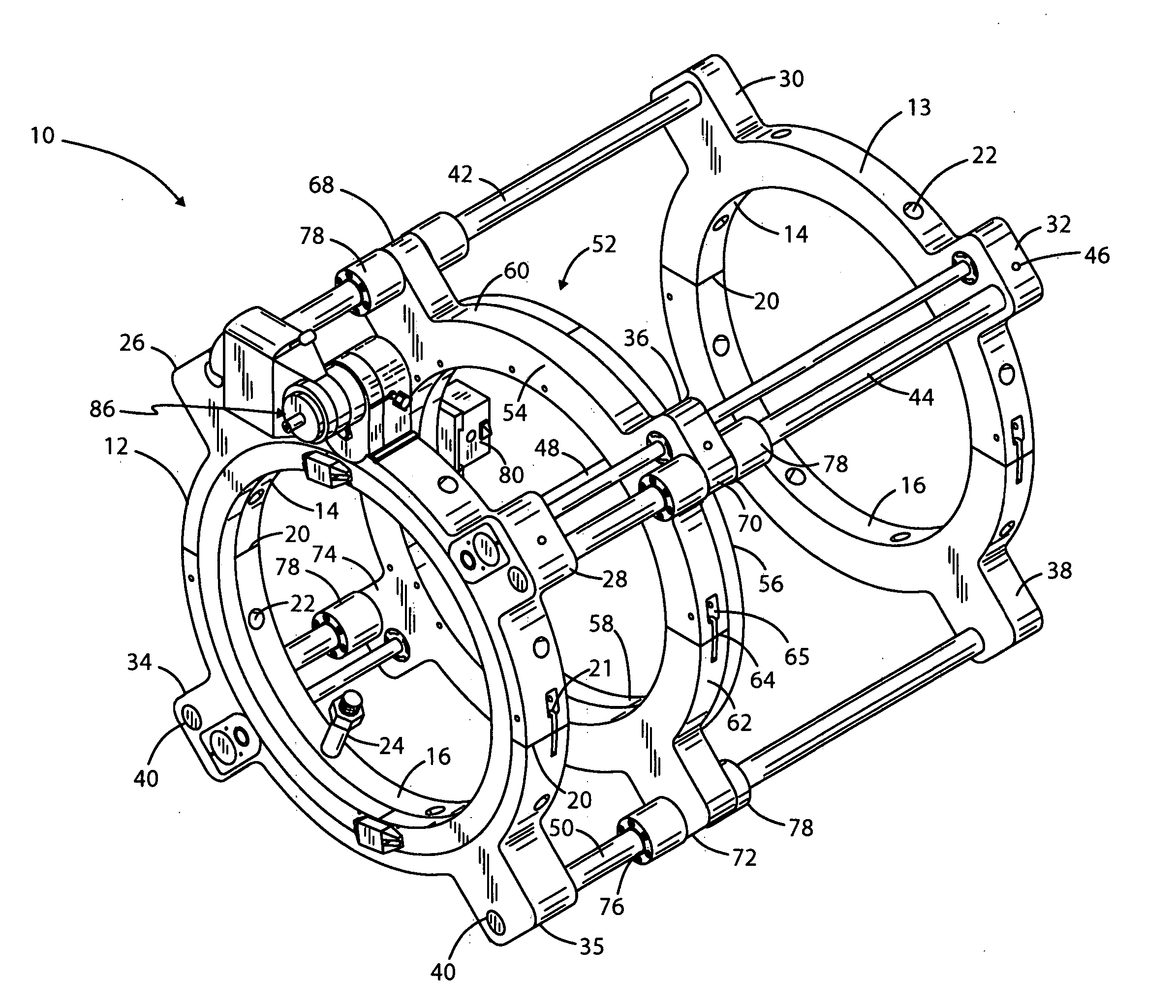 Journal turning lathe having dual feed screw drive