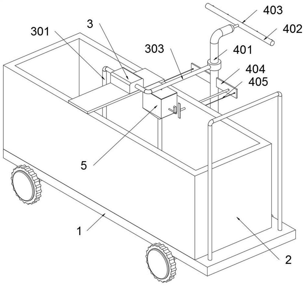 Water flow impact mixing and swing driving type sprayer based on epidemic situation prevention and control