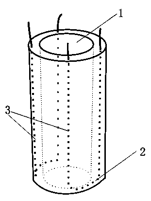 Cast-in-place concrete major-diameter pipe pile body strain monitoring method based on BOTDA