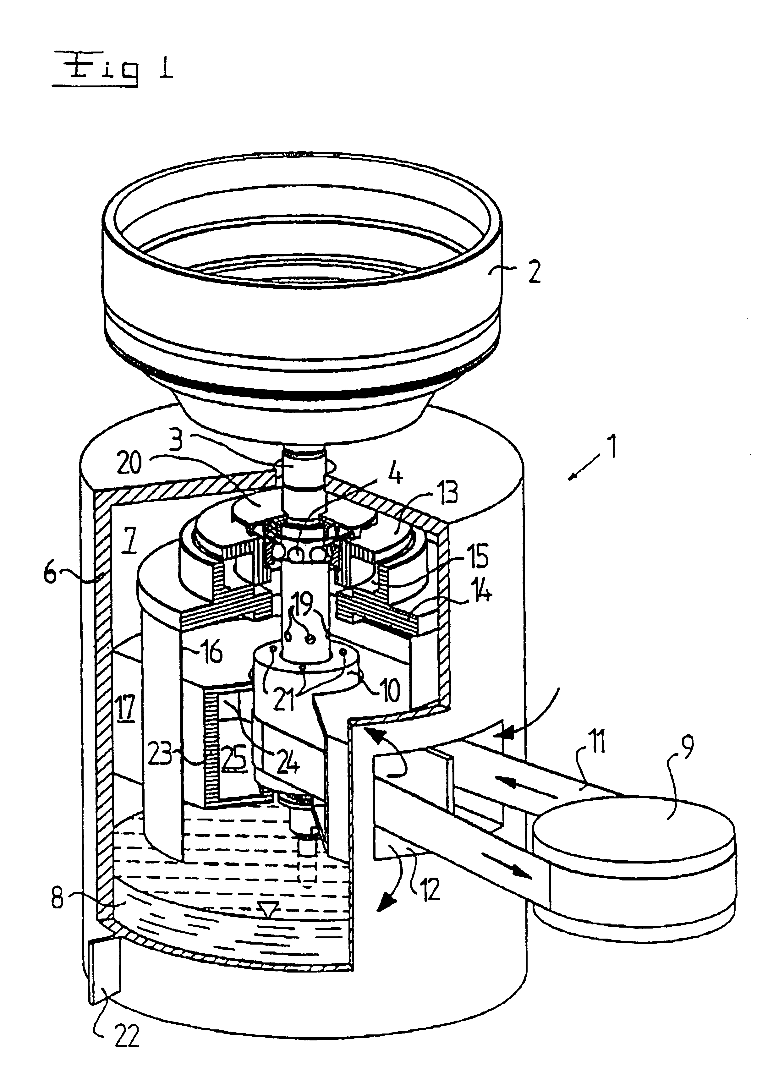 Drive unit for centrifuge rotor of a centrifugal separator