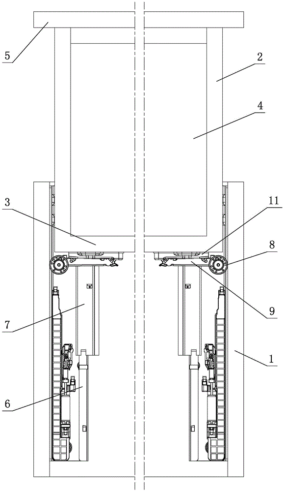 Removable limiting device of furniture drawer