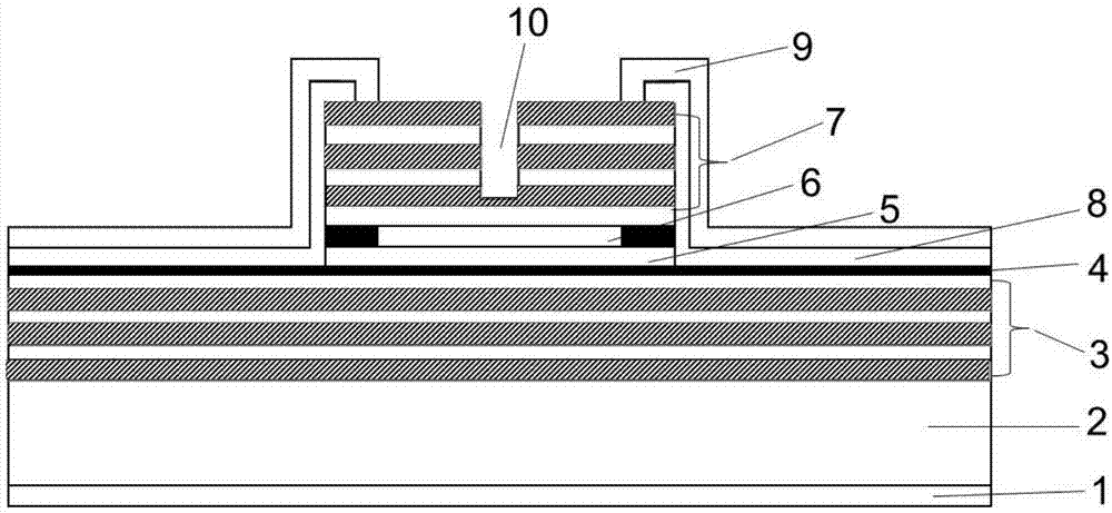 Vertical cavity surface laser emitter and manufacturing method thereof