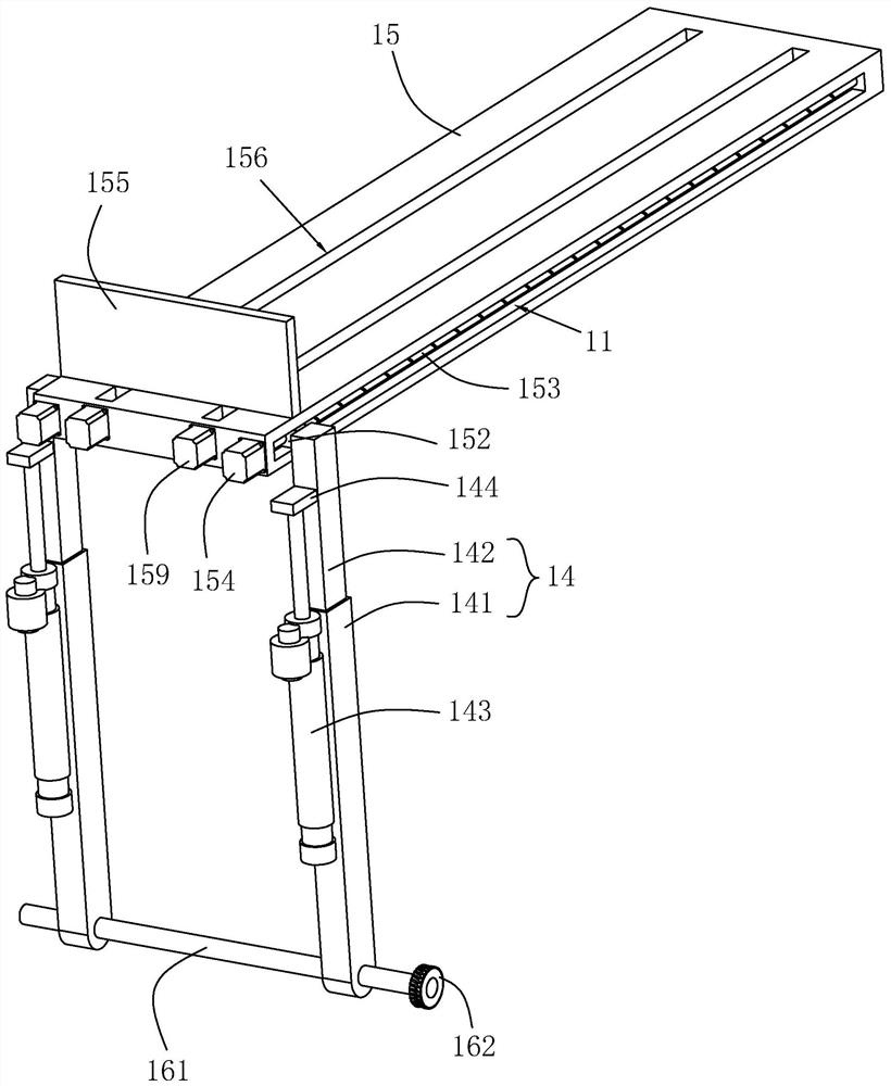 A prefabricated inner partition wall slat construction device