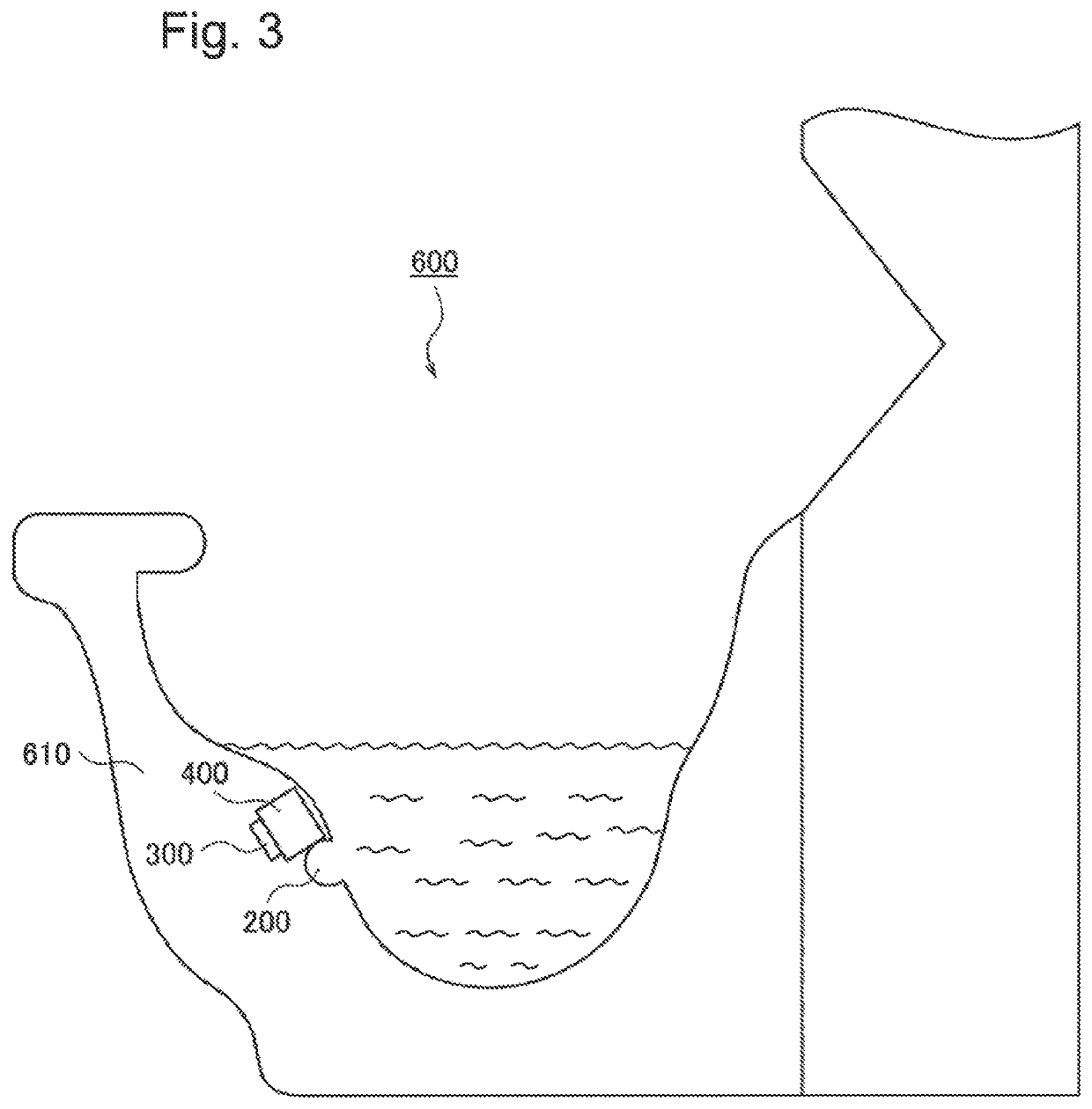 Excrement analysis device, toilet provided with said analysis device, and method for analyzing excrement