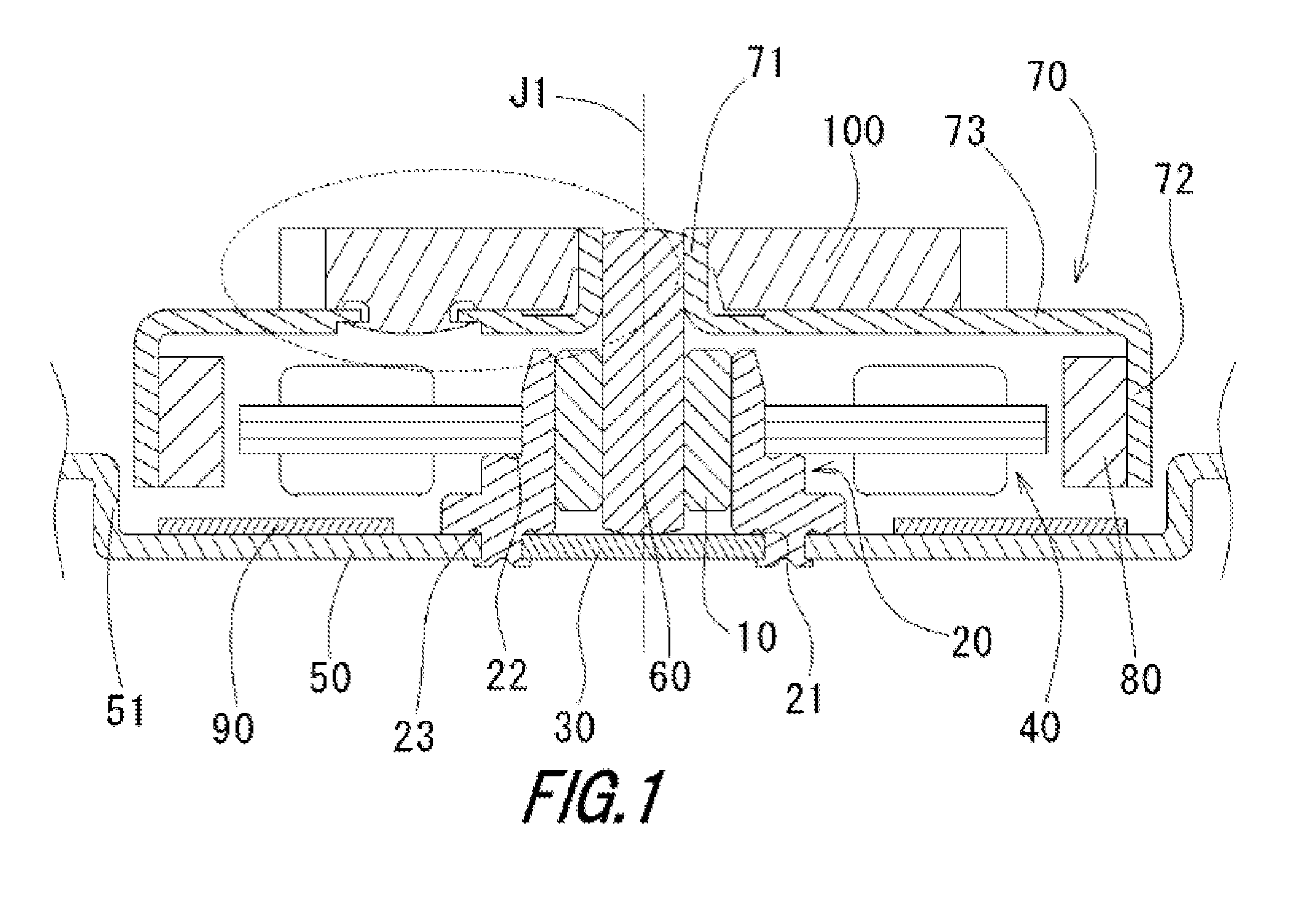 Motor attached with torque transmission member