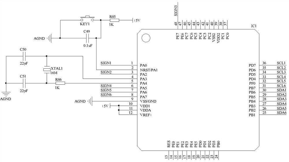 Multi-sensor partial discharge sound signal phase detection circuit