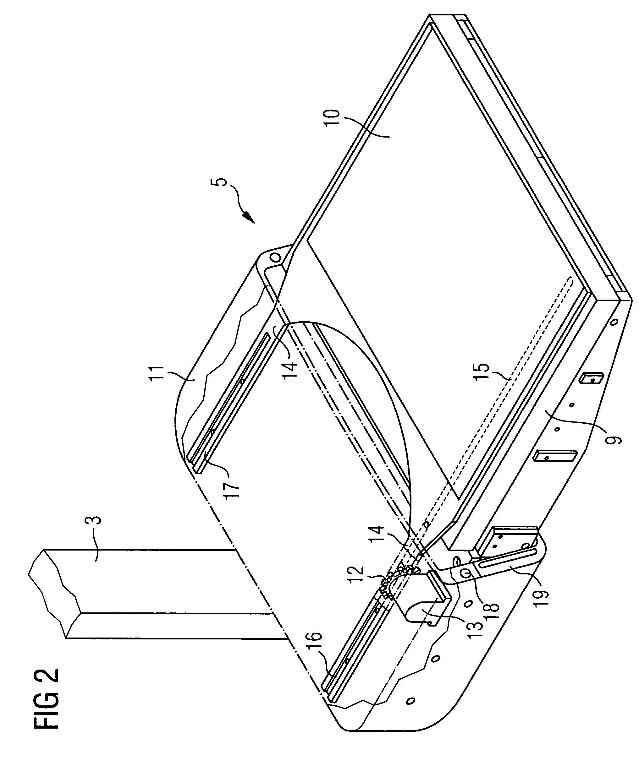 X-ray diagnostic device for mammography examinations