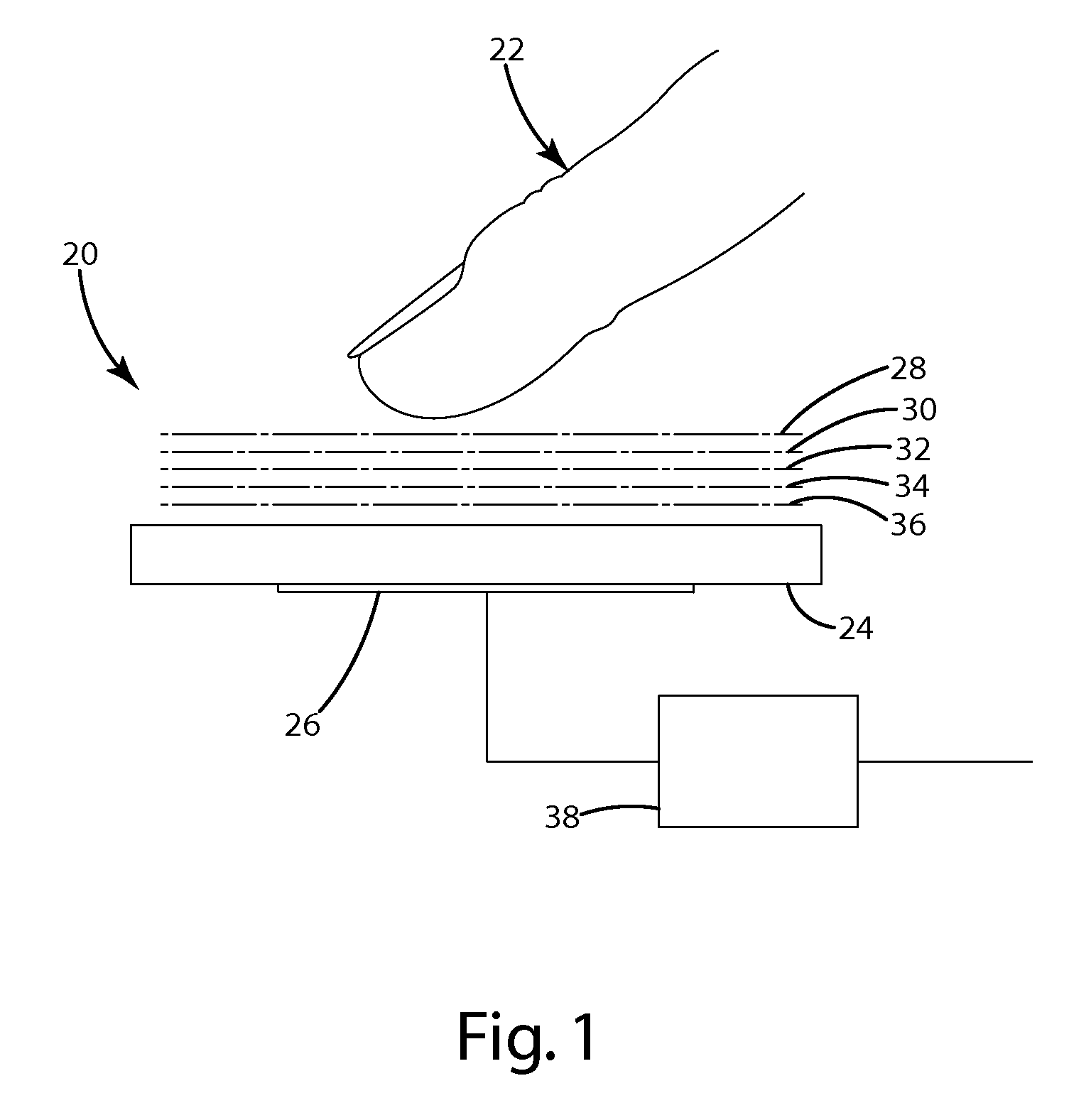 Apparatus and method for determining a touch input
