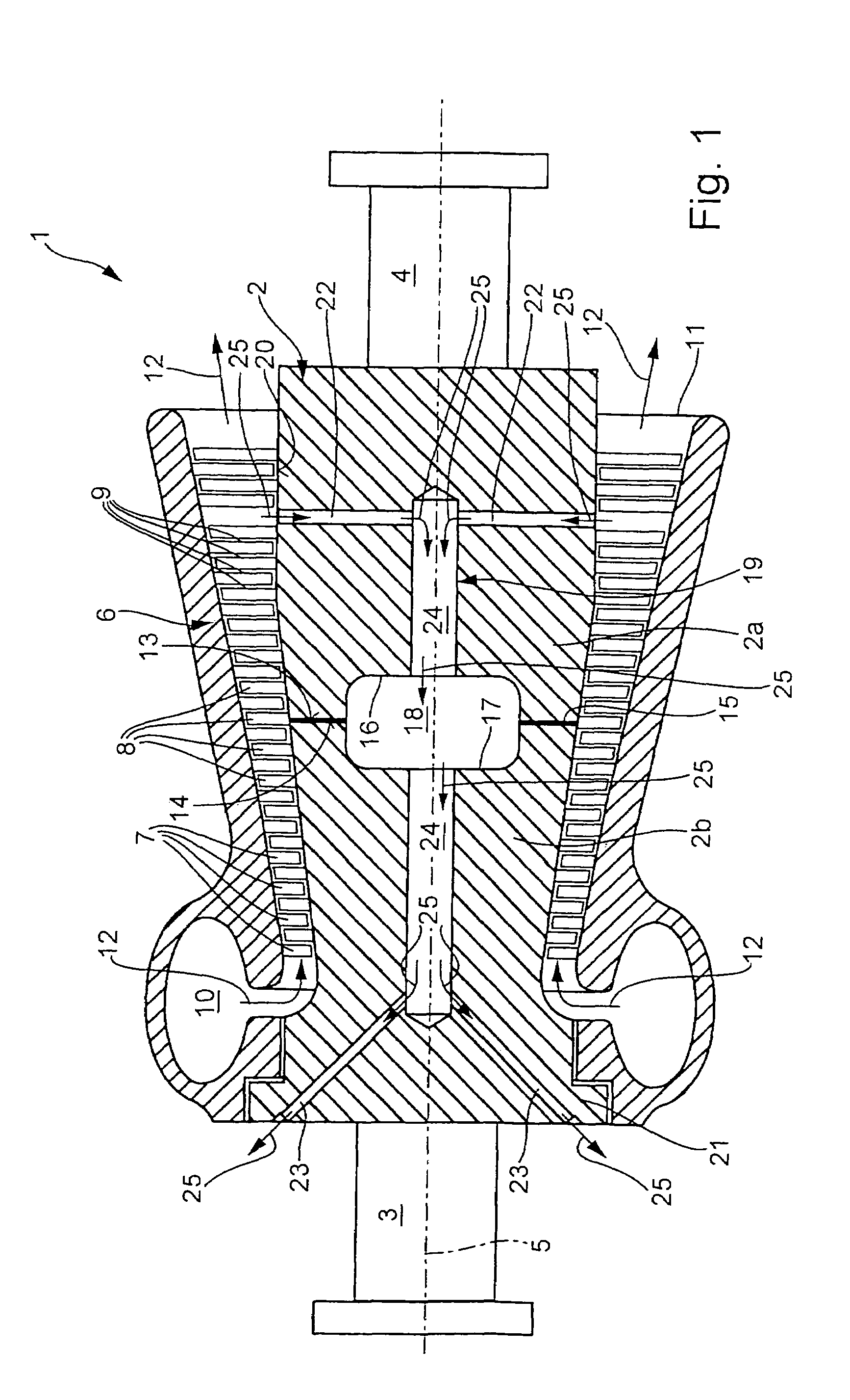 Rotor for a steam turbine