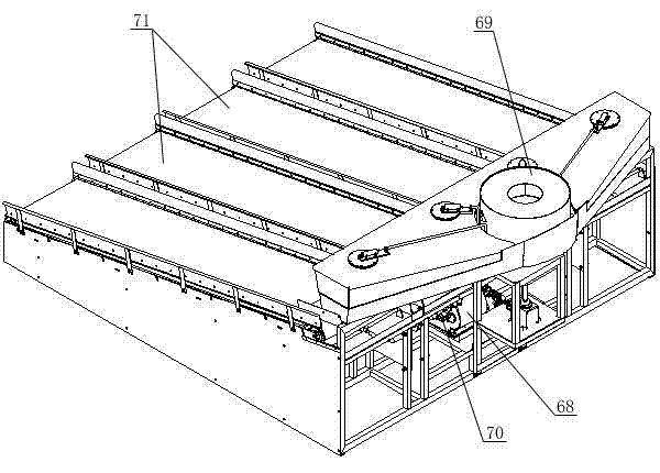 Screening machine for heavy metal in sandy soil