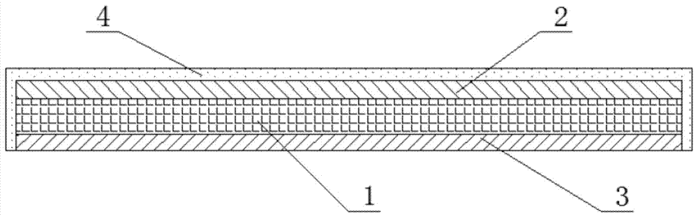 Shell mosaic floor and production method for same