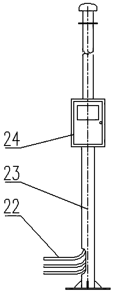 Radial flow valve element underground pressure regulating device