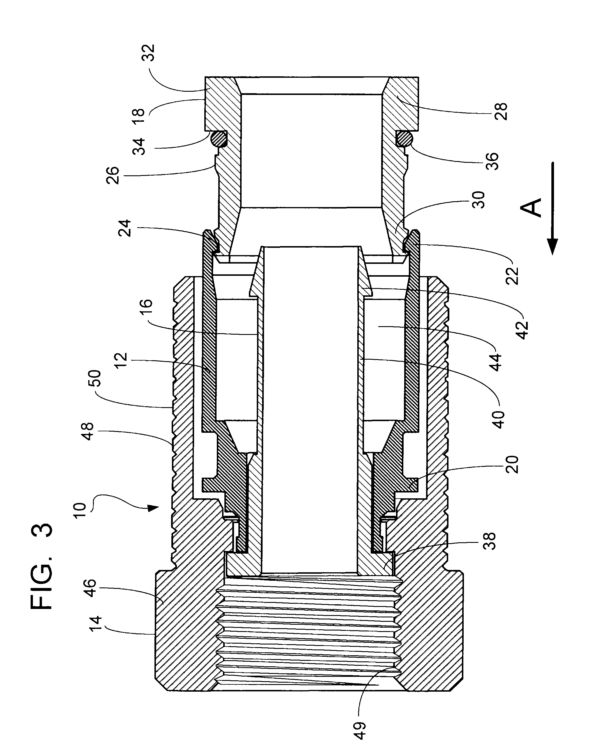 Hand tightenable coaxial cable connector