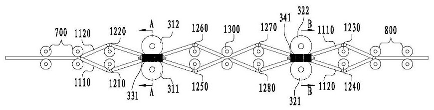 A production method for simultaneously cutting off protective sheaths for multiple wire harnesses