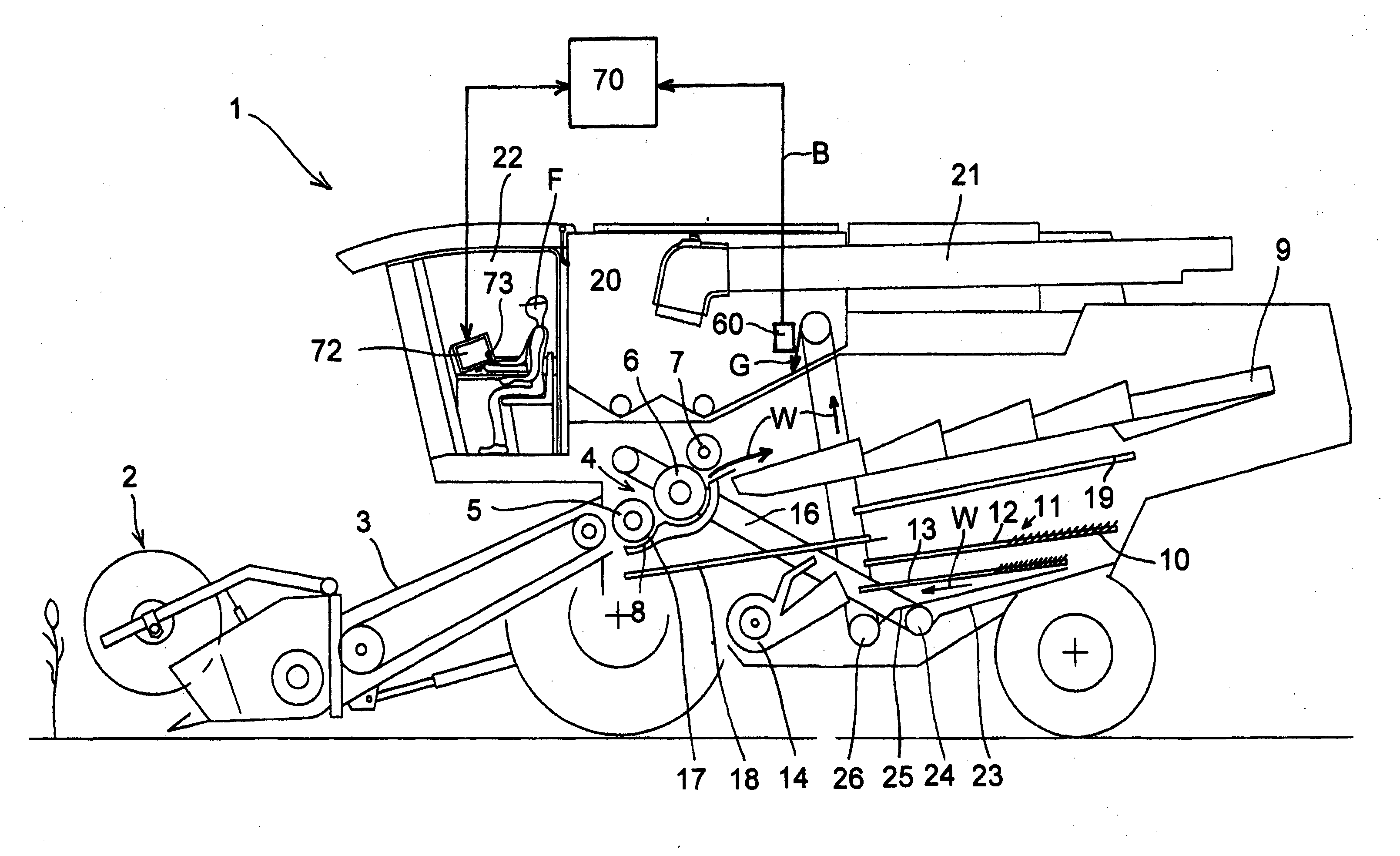 Method for adjusting a working unit of a harvesting machine