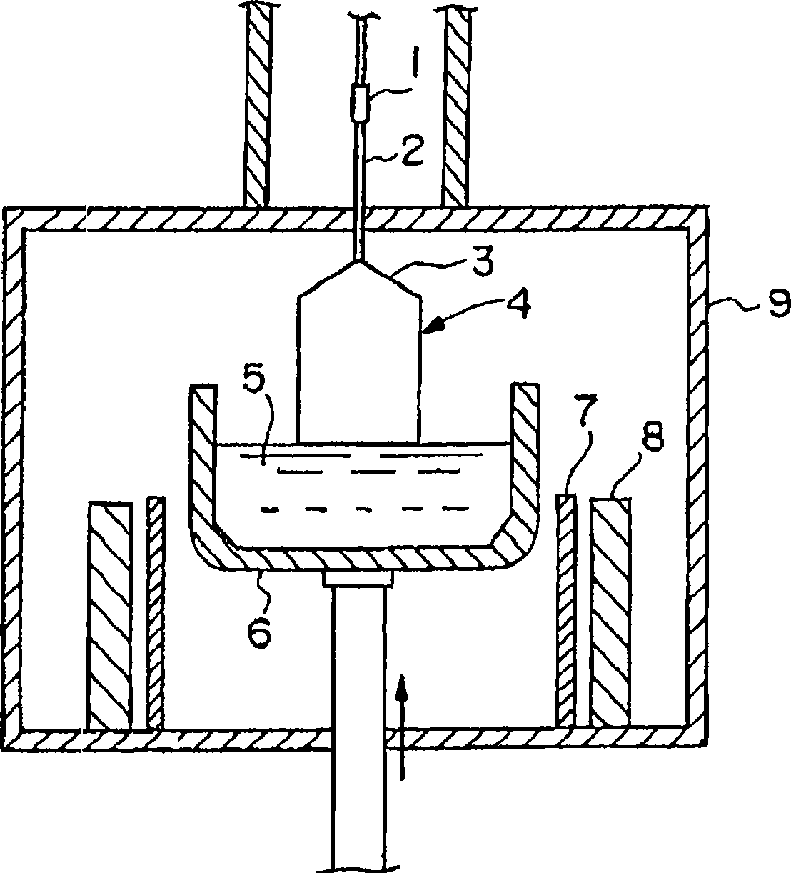 Method of pulling up silicon single crystal
