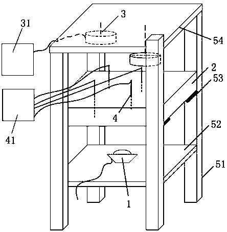 Device and method for testing emissivity of pavement material