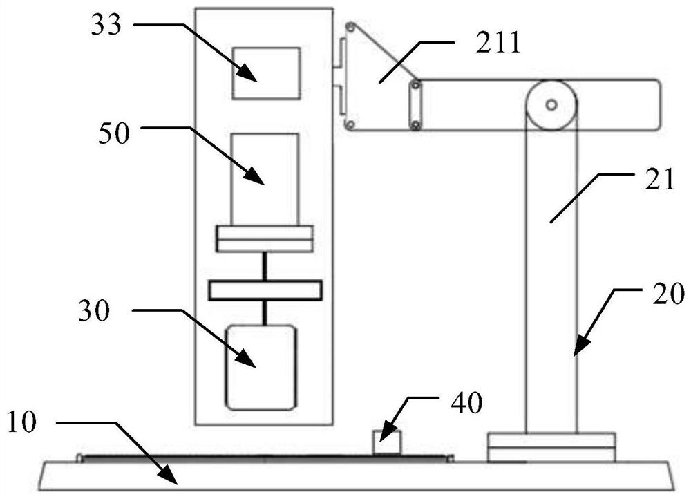 A material conveying device and an LED module maintenance system