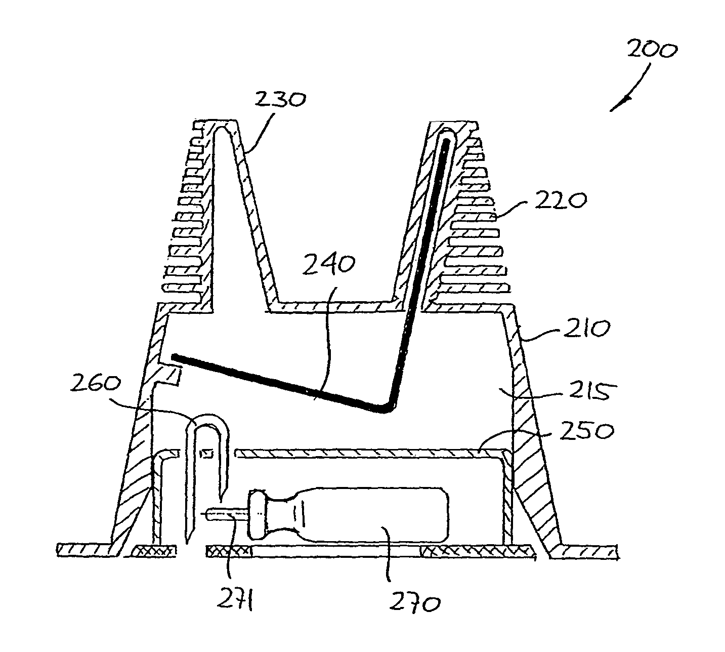 External inserter for transcutaneous device